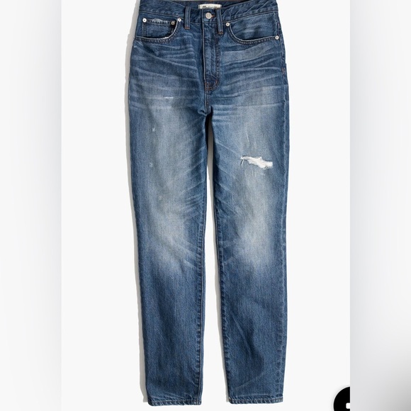 NWOT Madewell Rigid High-Rise Skinny Jeans Size 30 in Nape Wash - Picture 3 of 13